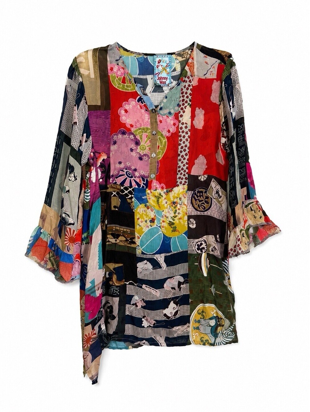 Johnny Was "Vera" Patchwork Tunic